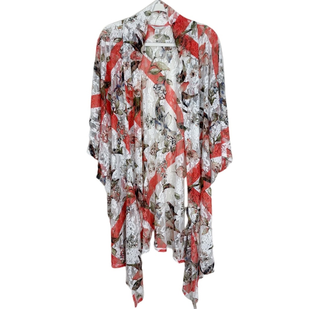 ~SOLD~ Boho Sheer Lace Mesh Kimono
